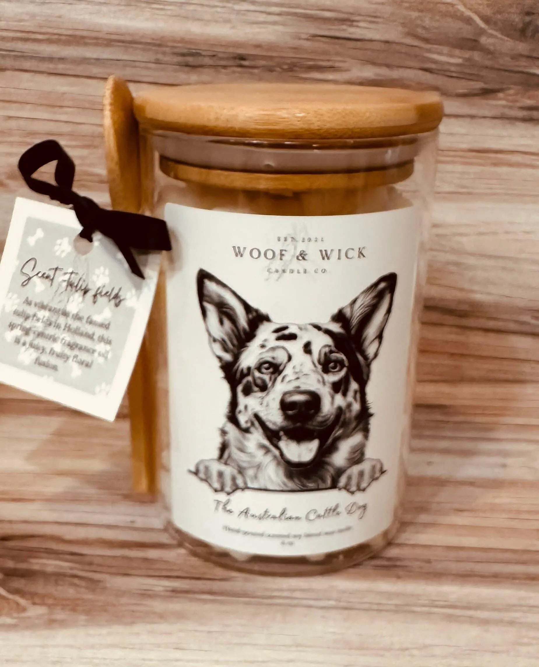 The Australian Cattle Dog - STRONG SCENTED Personalized Dog Breed Soy Wax Melts | Gift Ideas | Spring Scents | Wax Tarts | spring | - Woof & Wick Candle Co.