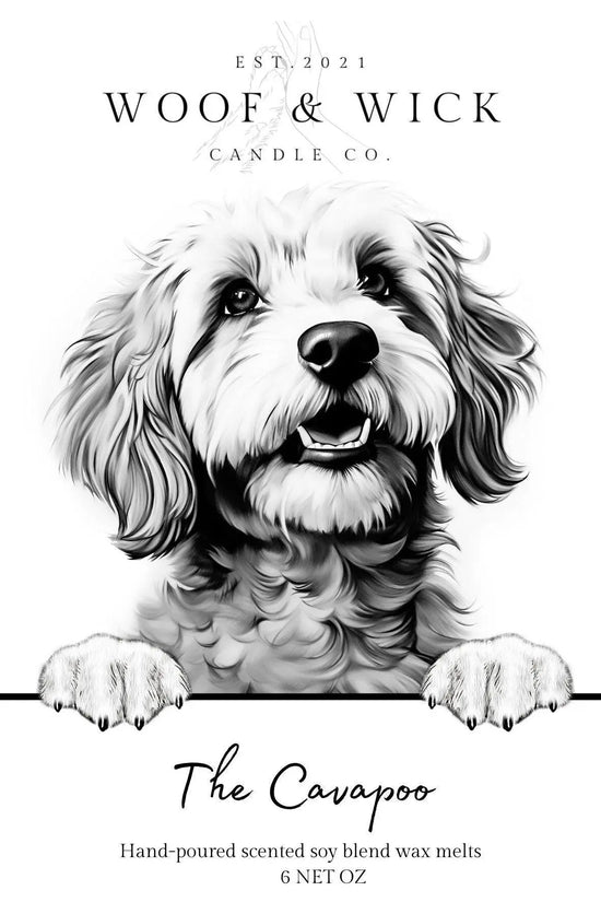 The Cavapoo - STRONG SCENTED Personalized Dog Breed Soy Wax Melts | Gift Ideas | Spring Scents | Wax Tarts | spring | - Woof & Wick Candle Co.